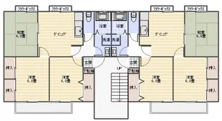 サンライズ矢賀B棟の間取り