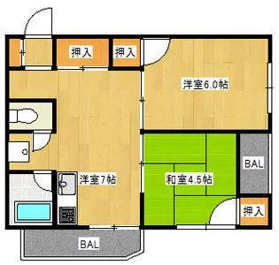 ケンセイ第4ビルの間取り