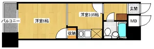 ダイアパレス舟入本町【4階】の間取り