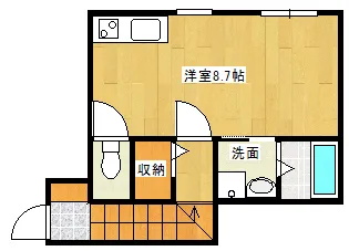 ハーモニーパレス井口【2階】の間取り