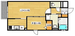 月光南観音壱番館【2階】の間取り