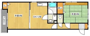 エーデル吉島西【1階】の間取り
