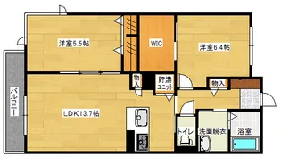 GARDENSKAWAUCHIの間取り
