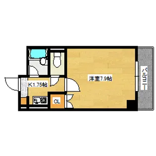 山下丹那ビル【4階】の間取り