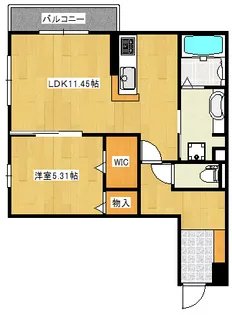 スカイ長束の間取り
