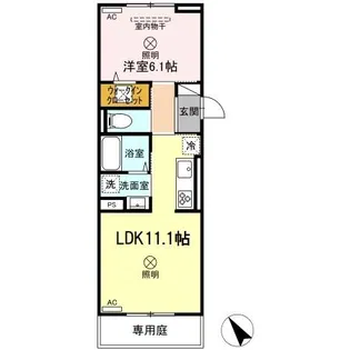 リベラ3【1階】の間取り