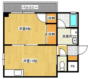 佐伯ビル【2階】の間取り