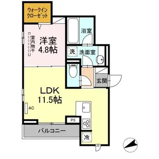 bamboograss舟入の間取り