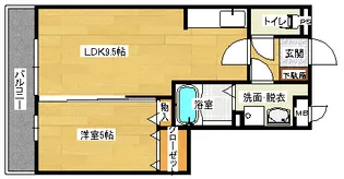 コーラルコート【2階】の間取り