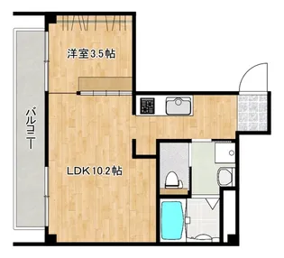 バール千田町ビル【4階】の間取り