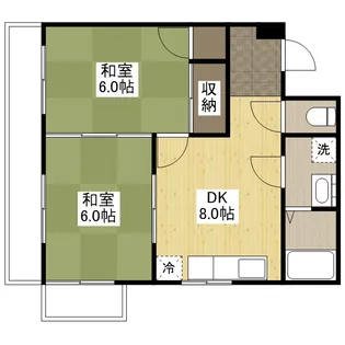中居ビル【4階】の間取り