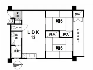 河村ビル【3階】の間取り