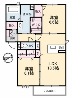 ラフィーネ祇園の間取り