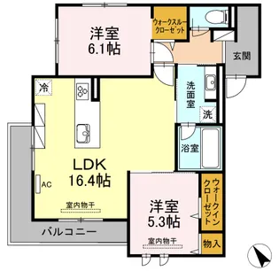 ベルミー【3階】の間取り
