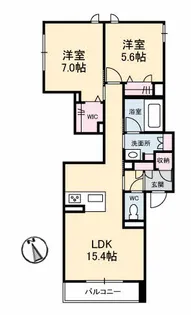 BEREON【2階】の間取り