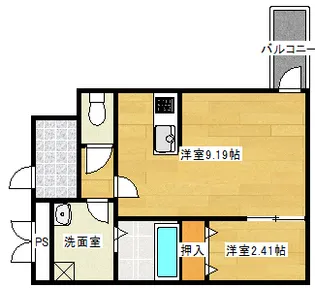 シンビ高須駅前3の間取り