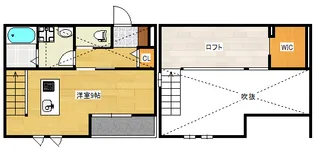 87GK-BRAND’JR草津浜町【1階】の間取り