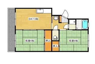 しづマンションの間取り