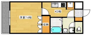 West Side Court【1階】の間取り
