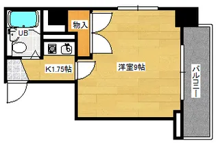 ワイアンドワイ宝町ビル【6階】の間取り