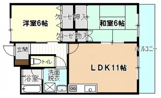 リュミエールS【3階】の間取り