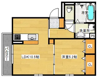 月西荘の間取り