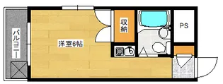 プラスパー東雲【7階】の間取り