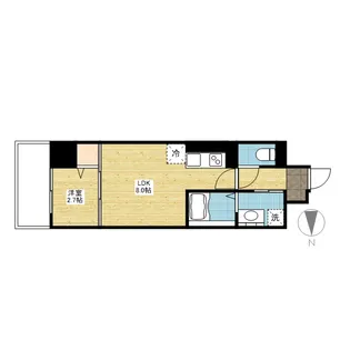 グランディール住吉の間取り