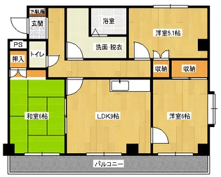 サンコーポ原本の間取り