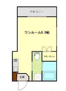 ジョイフル住吉【5階】の間取り