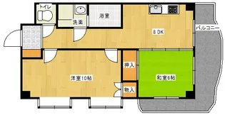 カーサフジタの間取り