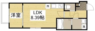 セブンプロート江波東の間取り