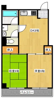 メゾン萩【2階】の間取り