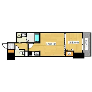 メイクス京橋川の間取り