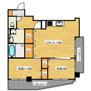 AxisBld【5階】の間取り