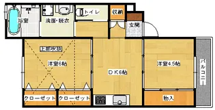Aコーポ【1階】の間取り