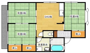ファミール草津A棟【202号室】の間取り