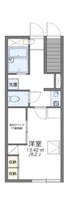 レオパレスクレストハイムの間取り