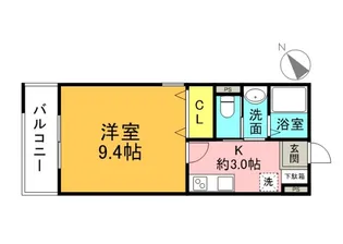 ロータスハイム【3階】の間取り