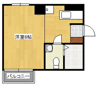 FORWEST段原【2階】の間取り