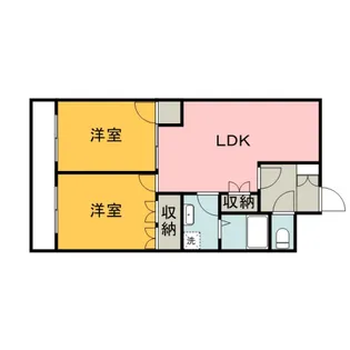 サニーヒルズ【1階】の間取り
