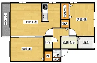 エーデルハイム【2階】の間取り