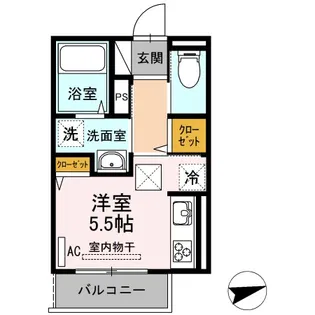 ドラークメゾン【1階】の間取り