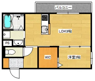 ホスタ光ヶ丘【3階】の間取り