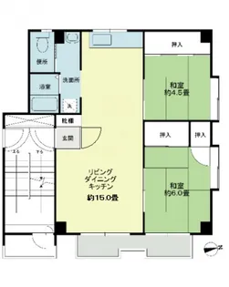 コーポエルム【2階】の間取り