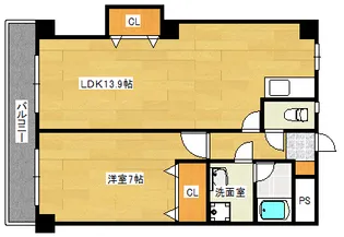 U-FLATS【4階】の間取り