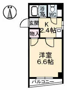 エスペランサ大手町の間取り