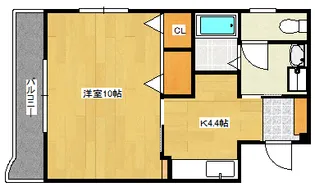 エルグランドーセの間取り