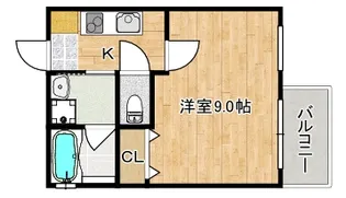 ラローザ2【4階】の間取り