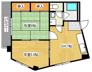 東宝ビル【4階】の間取り